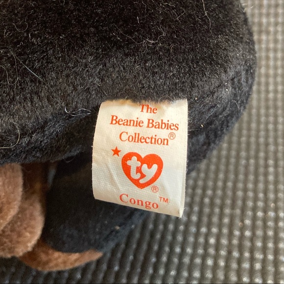 Vintage Ty Beanie Baby “Congo” Gorilla 5th Generation - Picture 4 of 6